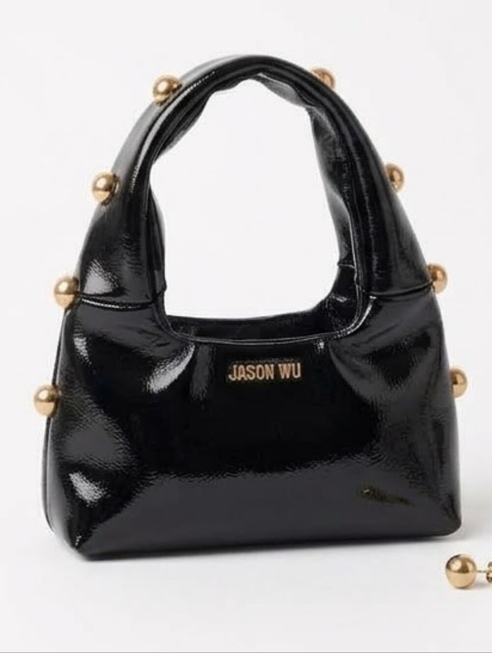 JASON WU NWOT Black Patent Hobo Bag
